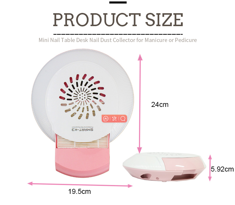 High-Power Mini Nail Dust Collector