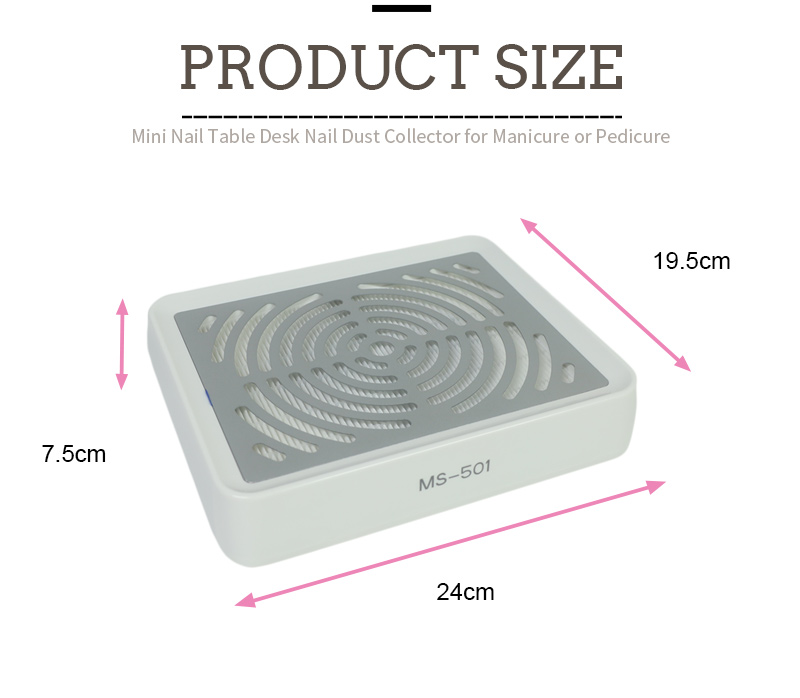 Rectangular High-Quality Nail Dust Collector