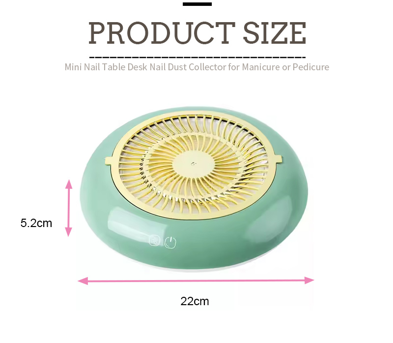 Small Round Nail Dust Collector