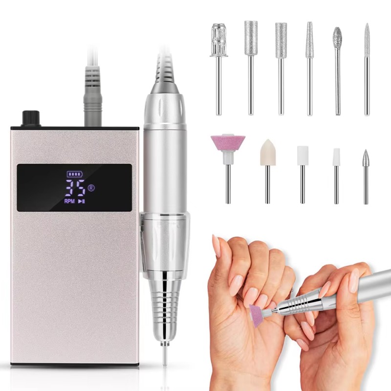 低騒音ポータブルネイルドリルキット